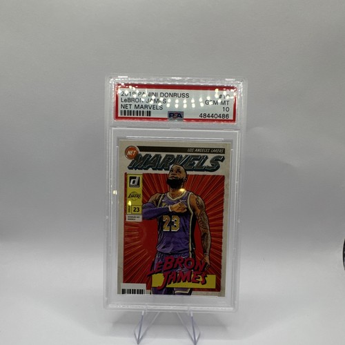 Panini 2019-20 Donruss Net Marvels LeBron James #19 Lakers PSA 10
