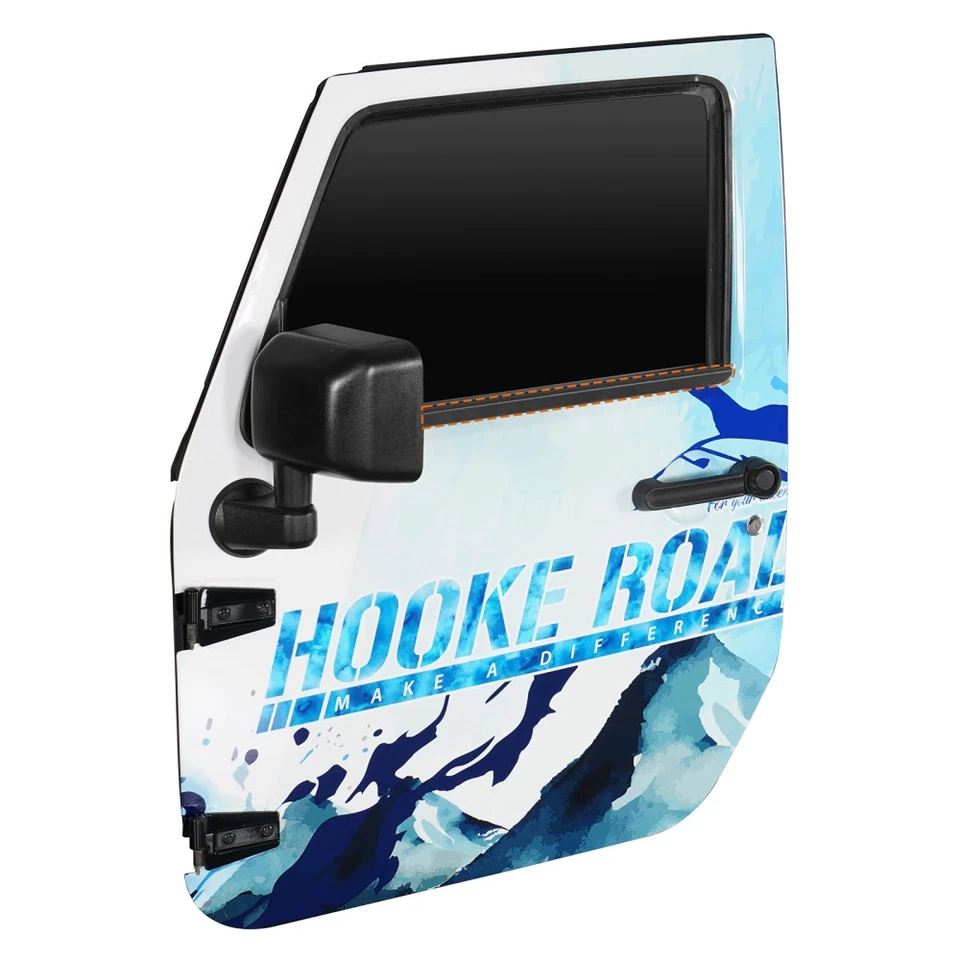 Cinturón de ventana de puerta delantera sello de bandas climáticas exteriores para Jeep Wrangler JK 2007-2018 Foto 3 de 4