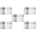  5 Count Kabelbinder Halterung Wiederverwendbar Organizer Cords Kabelmanager