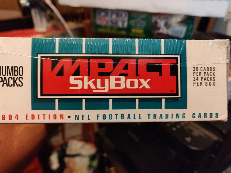 1994 Skybox Impact NFL Football Jumbo Box Factory Sealed 24 Packs - Image 3 of 4