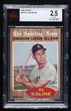 1962 Topps All-Star Al Kaline #470 BVG 2.5 HOF 00uu
