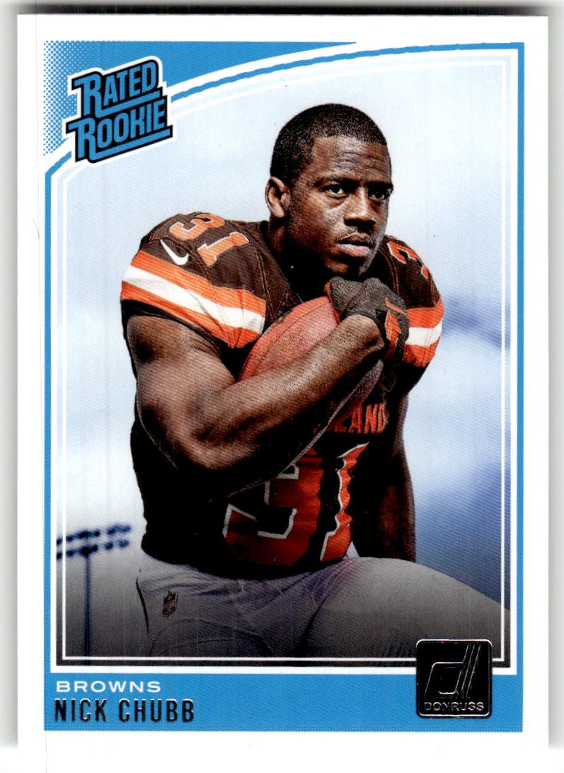 2018 Donruss Nick Chubb Rookie #308