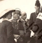 Foto-AK 5.6.1917 -BREGENZ- Kaiser KARL + ZITA in MEHRERAU-Bürgermeister Dr. KINZ