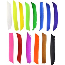 50PCS Full Length Arrow Feathers Turkey Fletches Archery DIY Right/Left Wings