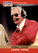 1990 Pro Set George Seifert #299