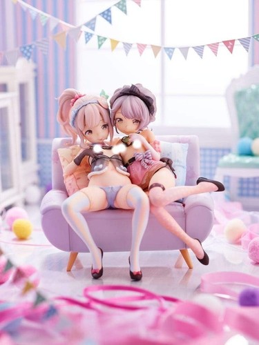 F.W.A.T Liina&Saaya 1/6 Scale Figure illustrator By Henreader Used Japan - Picture 6 of 7