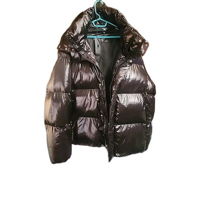 JORDAN CRAIG Men's BLACK Astoria Bubble Jacket Dark Brown/Black Size 2XL
