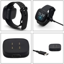 Charging Dock Stand Cable For Versa 3  4/ Sense Smartwatch USB C Cable