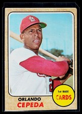 1968 Topps #200 Orlando Cepeda