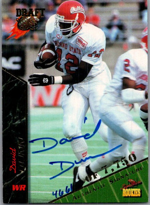 1995 Signature Rookies #26 David Dunn Autographs #/7750