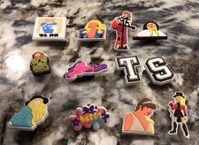 Lot of 12 Taylor Swift Shoe Charms New