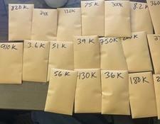 RESISTOR LOT VARIOUS OHMS NOS 