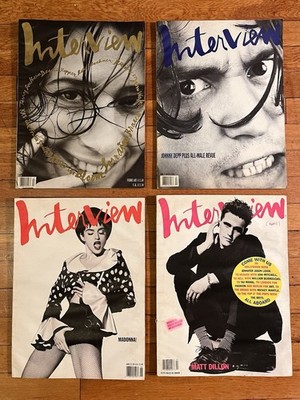 Interview Magazine 1990 1991 Lot Madonna