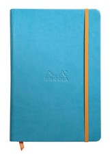Rhodia Rhodiarama Webnotebook - Lined 96 sheets - 5 1/2 x 8 1/4 - Turquoise