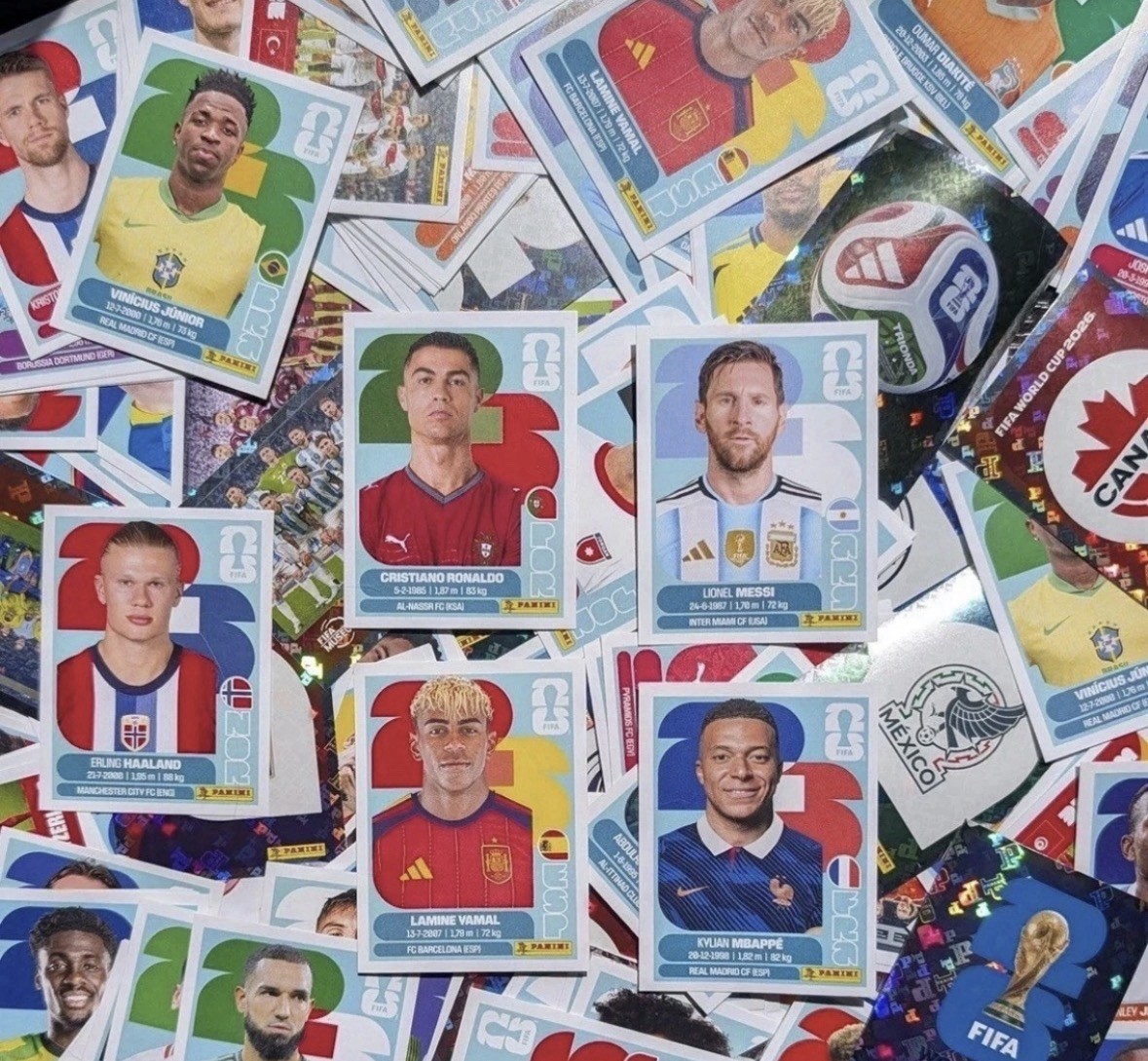Panini FIFA World Cup 2026 Album Stickers singles GROUP E - GROUP L
