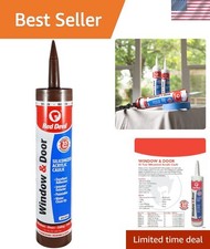 Brown Silicon Acrylic Caulk, 10.1 oz   Energy-Efficient Sealant for Home