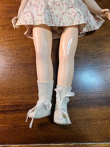 50s IDEAL STRUNG DOLL RED HAIR EYES OPEN/CLOSE EXCELLENT CONDITION - Picture 5 of 23