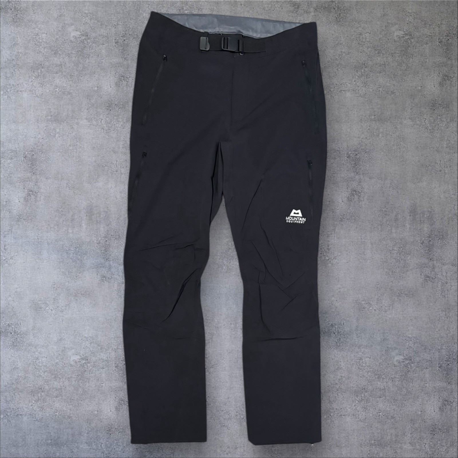 Pantalones cargo para caminar Ibex negros de equipo de montaña para hombre (talla 30 regular) O193