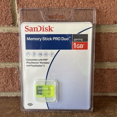 SanDisk 1 GB Memory Stick Pro Duo SDMSG-1024-A11 PSP Digital Camera NEW SEALED