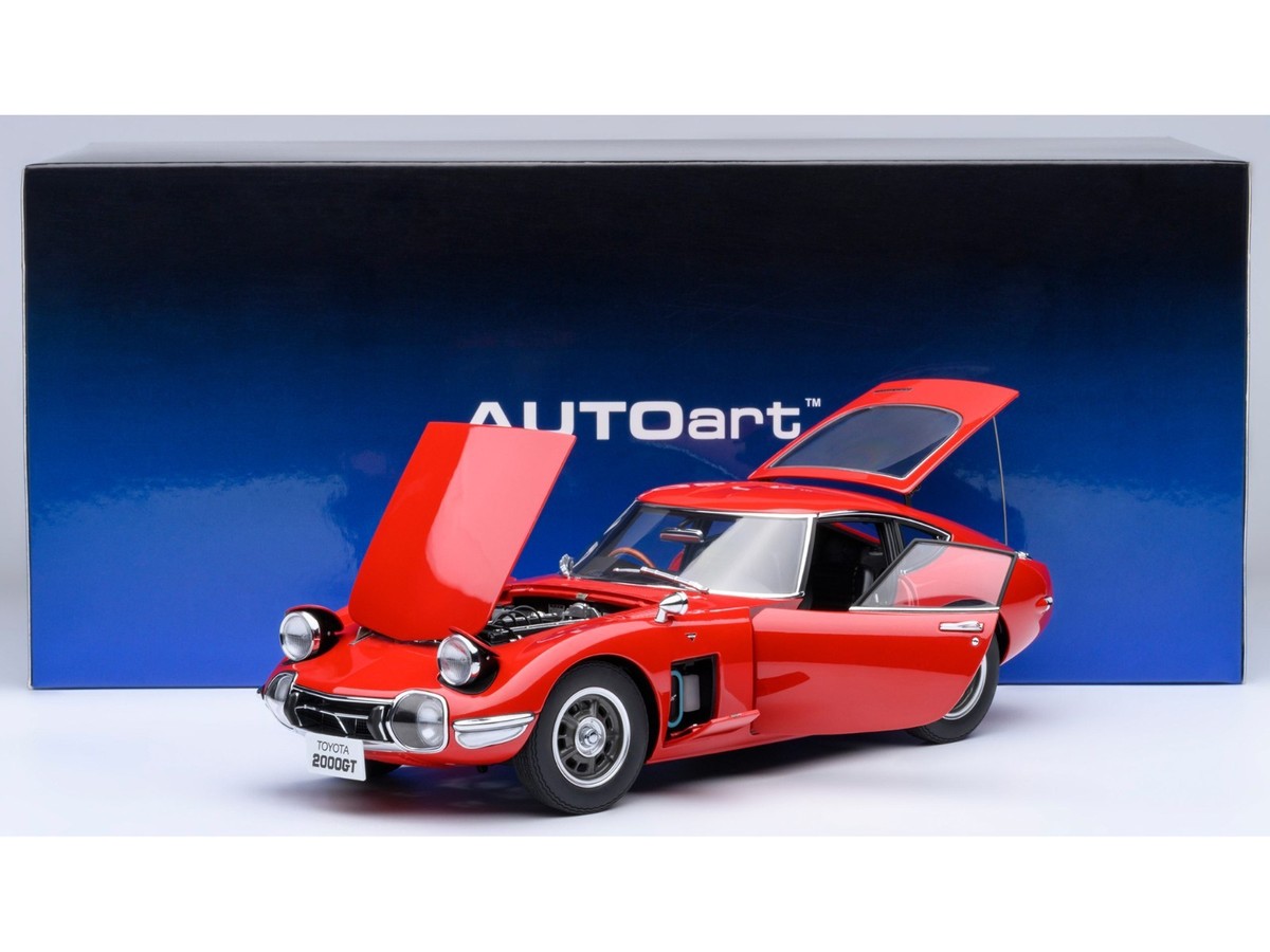 1967 TOYOTA 2000GT RHD RED 1/18 MODEL CAR BY AUTOART 79547 | eBay