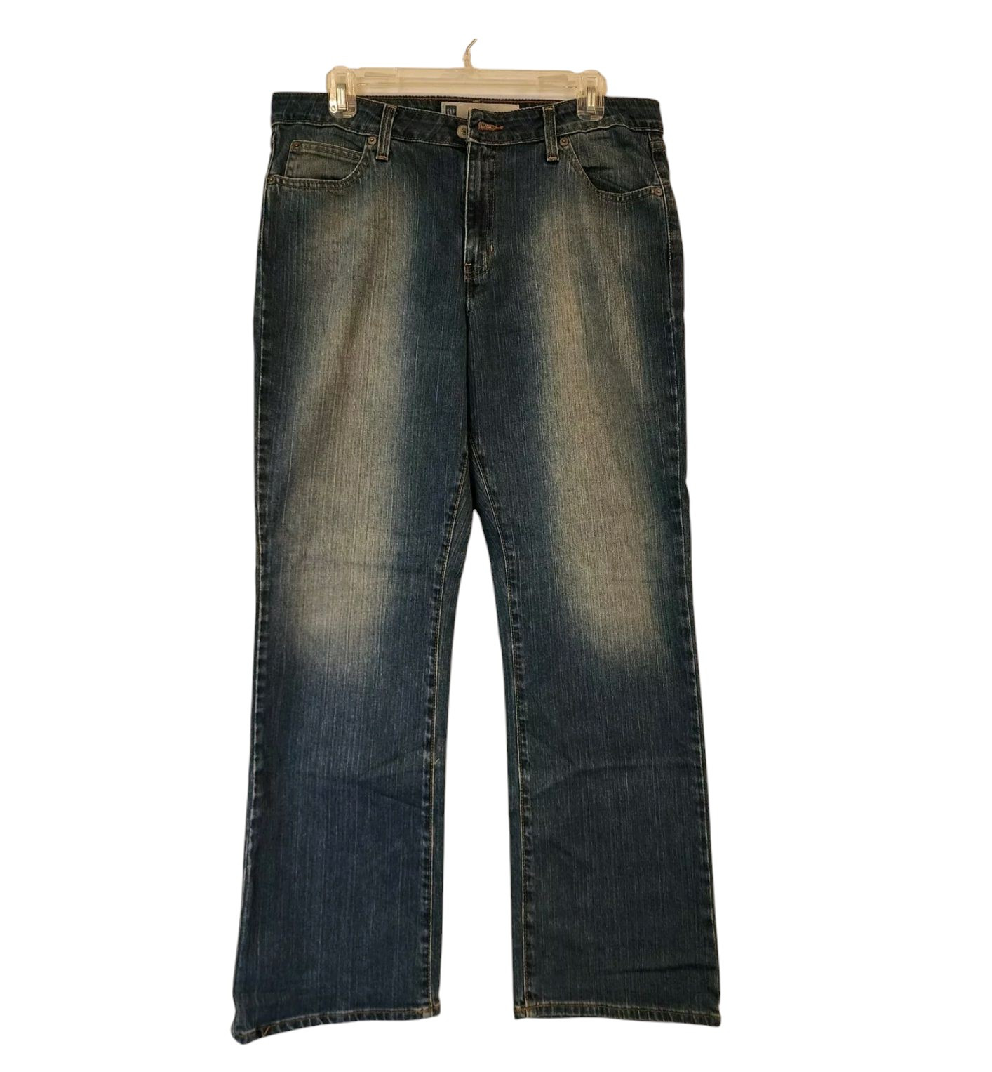 Vintage Y2K Gap Bootcut Jean Mid Rise Womens Sz 14 Regular Dark Wash