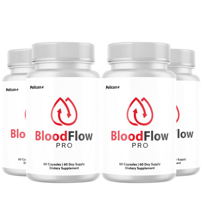 BloodFlow Pro- Blood Support- 4 Bottles- 240 Capsules
