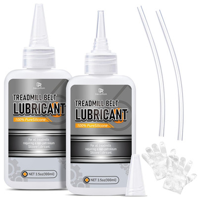 Decorrom Silicone Treadmill Lubricant -7Oz Treadmill Lube with Application Tubes