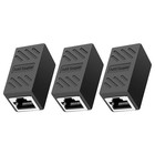 3 Pcs Ethernet Coupler Female to Electrical Connector Cable Extender