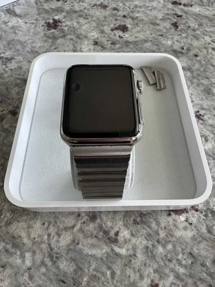 Caja 42mm Acero Inoxidable 316L Cristal Zafiro Pantalla Retina Cerámica Trasera Foto 4 de 4