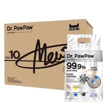 Dr. PawPaw Tofu Cat Litter, Honeysuckle Scent, 45 LBS 10 x 4.5 LBS Bags 