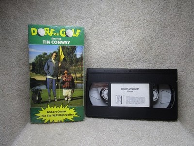 DORF ON GOLF Official Vintage J2 Communications VHS Tape OOP Tim Conway Comedy