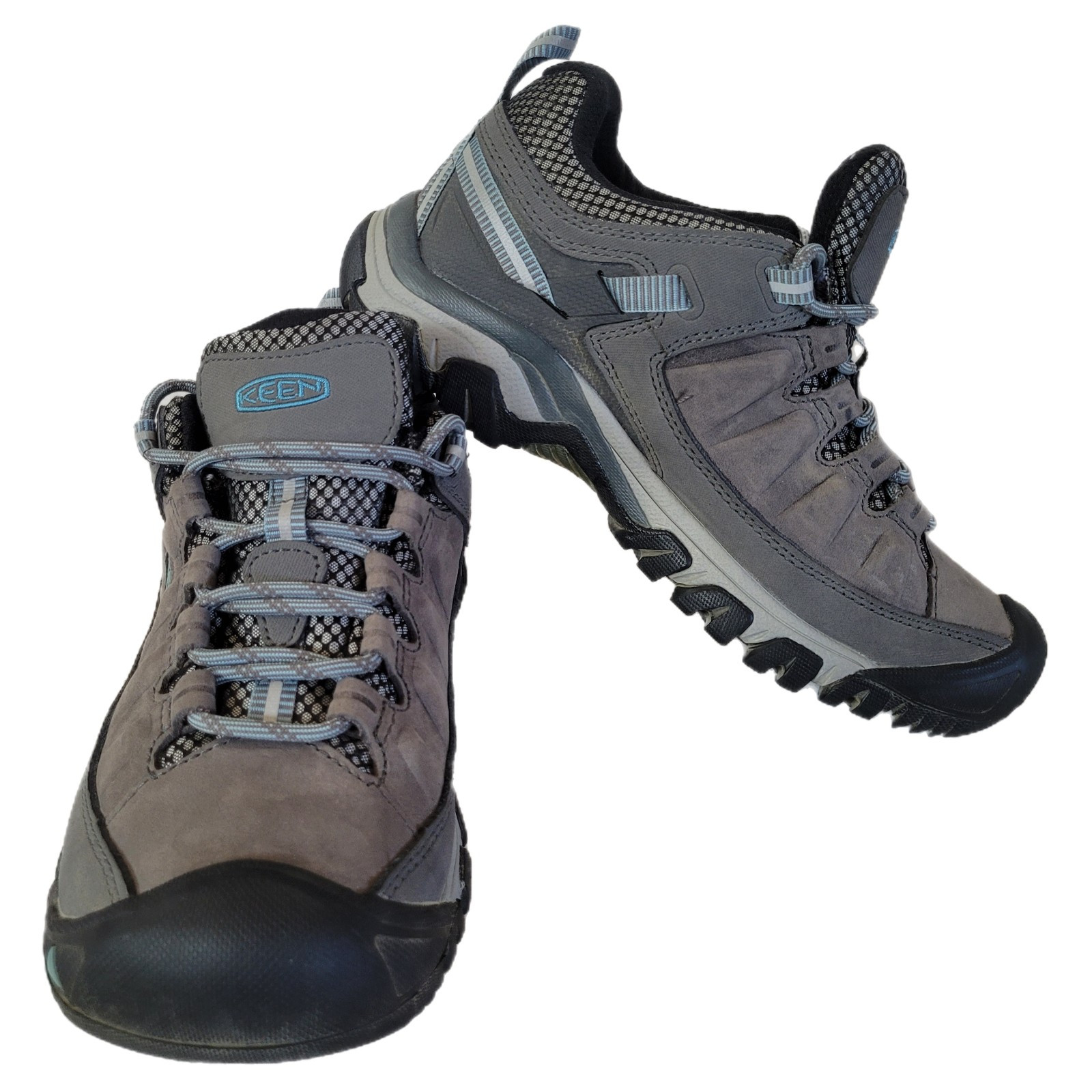 Scarpe Keen Donna Escursionismo Passeggio Trail KeenDry Impermeabili 5.5 Grigio Blu