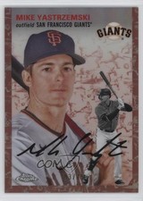 2023 Topps Chrome Platinum Anniversary 3/75 Mike Yastrzemski #316 w1s