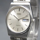 Vintage 1983 [N MINT] SEIKO Majesta 9063-6000 32mm Silver Day/Date QZ Mens Watch