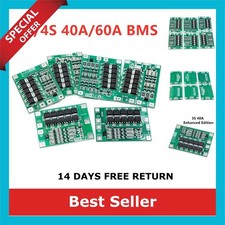3S 4S 40A 60A Li-ion Battery Protection Board BMS 18650 for Drill Motor 11.1V
