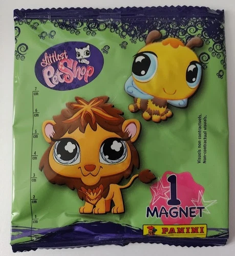Italy 2009 Panini Hasbro Littlest PetShop 1 Magnet Pack