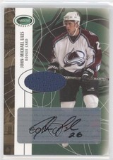 2003-04 ITG Parkhurst Rookie 71/100 John-Michael Liles #188 Auto 0f8