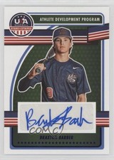 2023 Panini USA Baseball Stars & Stripes Blue Braxton Barber #ADPS-BB Auto 0g45