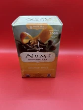 Numi Tea Organic Orange Spice White Tea 16 bags