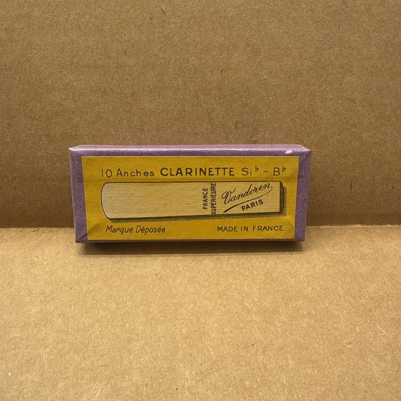 Vintage Vandoren Paris Traditional 3.5/4 Bb Clarinet Reeds 10-Pack