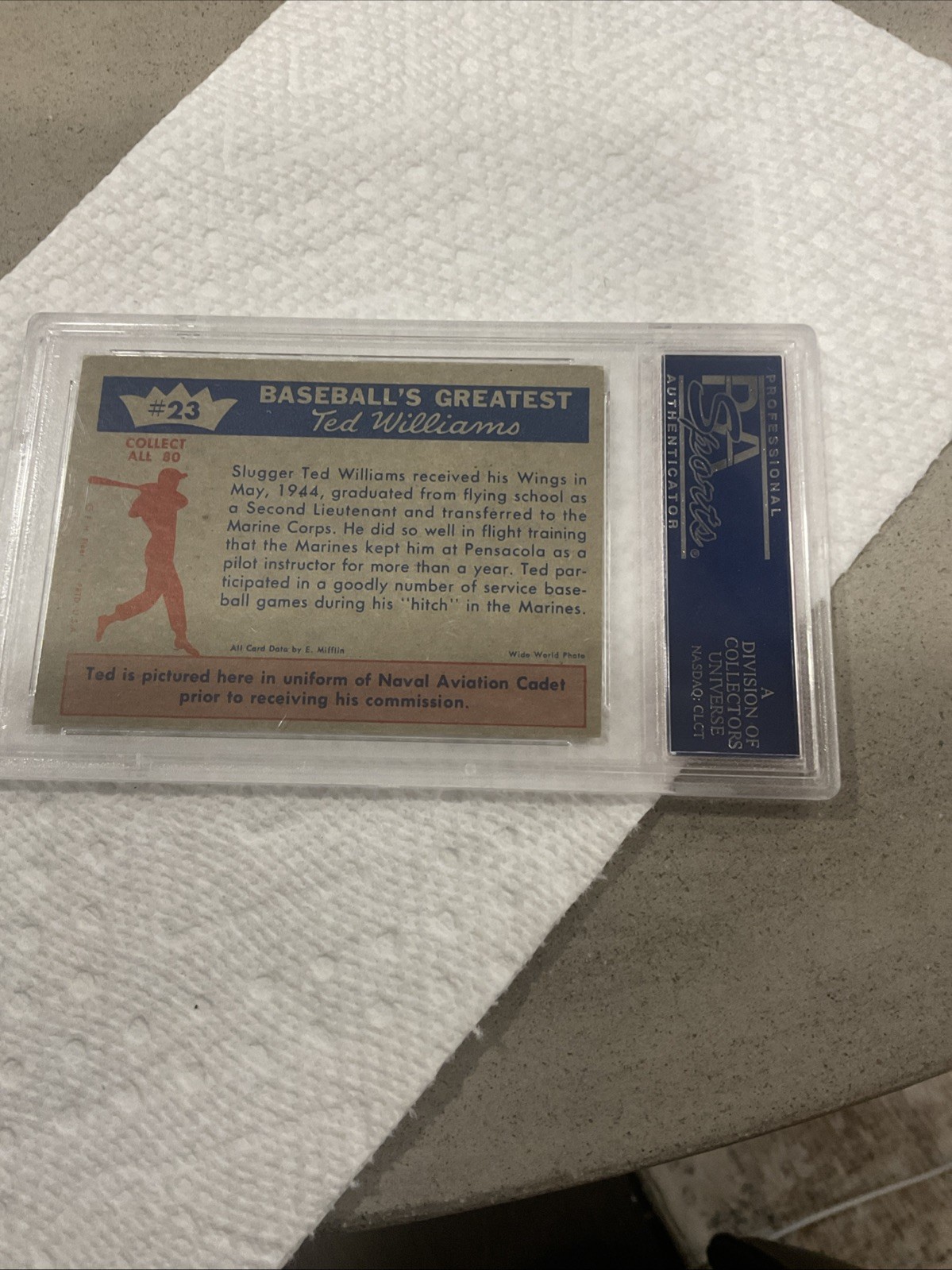 1959 Fleer Ted Williams - Ted Williams #23 view 4