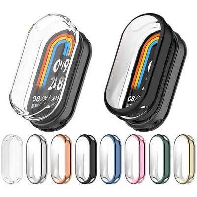 Watch Protective Case Plating TPU Protective Case Full Cover for Band 9/9 NFC