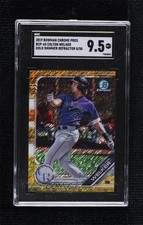 2019 Bowman Gold Shimmer Refractor 8/50 Colton Welker #BCP-65 SGC 9.5 Mint+ 12hh