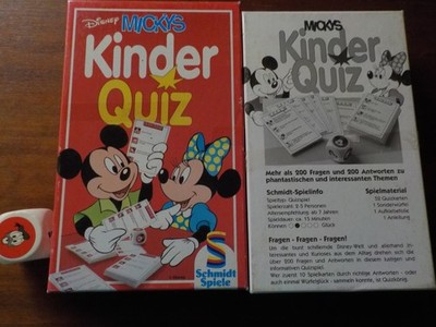 MICKY´S KINDERQUIZ Schmidt spiele 03103 2 -5 Spieler ab 7 J. DISNEY`S WORLD