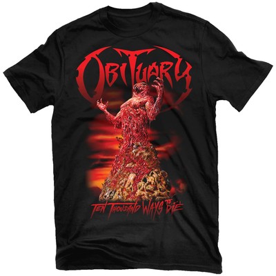 Obituary 'Ten Thousand Ways To Die' (Schwarz) T-Shirt - US Import - OFFIZIELL!