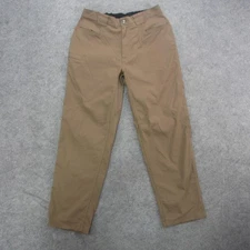 Duluth Trading Co Chino Pants Mens Medium 34x30 Brown Nylon Stretch Casual