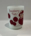 Raspberry Tart Milk Glass White Mug Strawberry Shortcake Vintage 80 ‘s