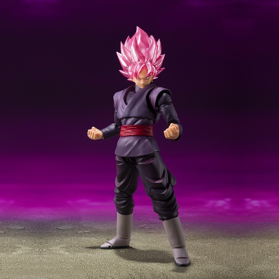 Figurine Goku Black Super Saiyan Rosé S.H.Figuarts 14cm manga Dragon Ball Super