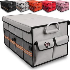 Car Trunk Organizer, Cargo Organizer SUV Trunk Stora Non Slip Bottom