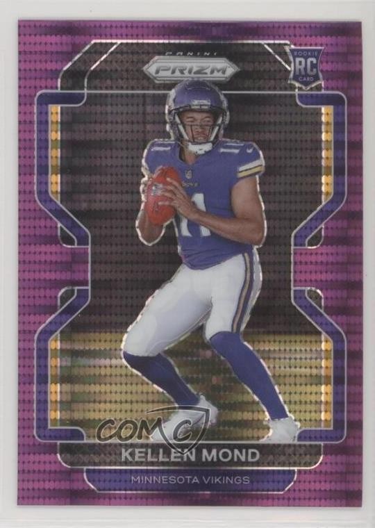 2021 Panini Prizm Rookie Purple Pulsar Prizm Kellen Mond #351 Rookie RC 00yf